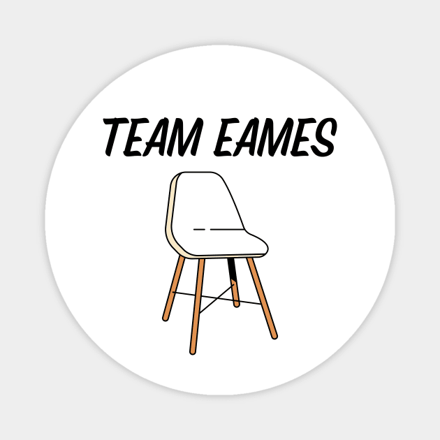 Team Eames Mid Century Modern Architect Magnet by A.P.